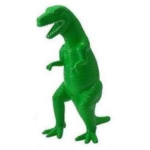  Tyrannosaurus Rex Ceramic Figure Green 10 Inches Tall 
