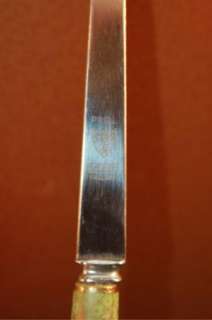 Vintage Prill Stainless Sheffield England Letter Opener Porcelain 