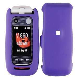  Dark Purple Hard Case Cover for Motorola Barrage V860 