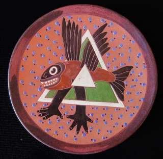 Sergio Perez Arana Mexican Pottery Folk Art Tonala  