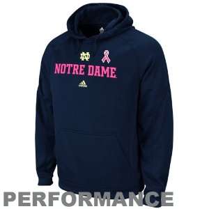  adidas Notre Dame Fighting Irish Navy Blue Breast Cancer Awareness 