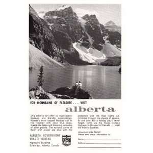  Alberta, Canada Mountains Alberta Government Travel Bureau Books