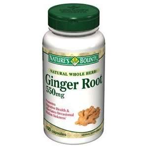  NATURES BOUNTY *** NATURES BOUNTY GINGER ROOT 550MG 5145 
