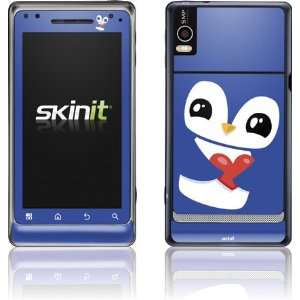  Blue Love Penguin skin for Motorola Droid 2 Electronics