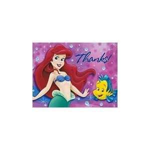  8 Little Mermaid Thank You Cards Toys & Games