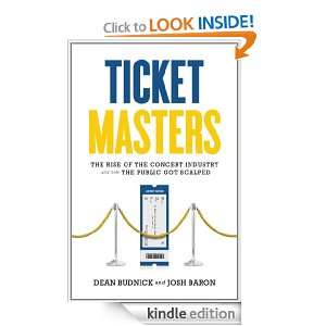 Ticket Masters Dean & Baron, Josh Budnick  Kindle Store