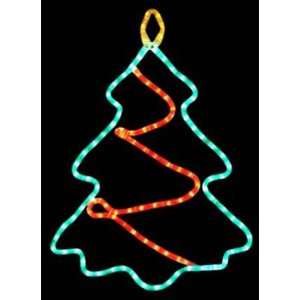  LED Christmas Tree with Twinkling Garland