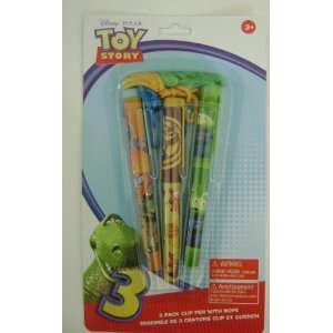  Toy Story 3. 3 Pack Clip Pen with Rope