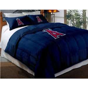  Los Angeles Angels Embroidered Twin Comforter Set