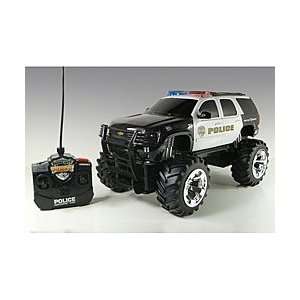 Jada Toys Chevy Tahoe Police Truck Lights and Sounds Remote Control 