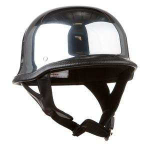  Kerr Shorty German Helmet   Large/Chrome Automotive