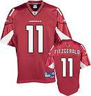 Larry Fitzgerald # 11 Cardinals NFL Womens Sewn Black Jersey Reebok X 