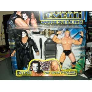    WCW MAIN EVENT WRESTLERS  STING AND LEX LUGER Toys & Games