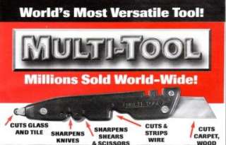 The Multi Tool Cuts Glass & Tile, Sharpens Knives  