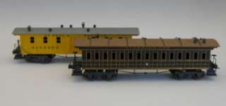   PAINTED ST PAUL & PACIFIC BAGGAGE & SLEEPER CARS JAPANESE NoRES  