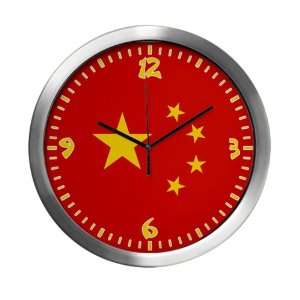  Modern Wall Clock Chinese China Flag HD 