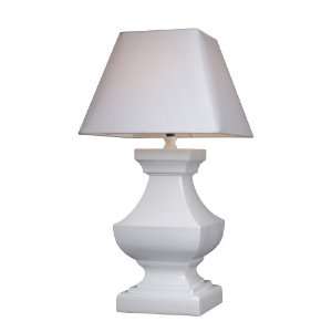  Dimond D1465 Palmyra Table Lamp, Gloss White