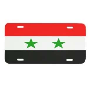 Syria Syrian Flag License Plate