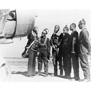  Benjamin Davis & 1st Tuskegee Airmen 8x10 Silver Halide 