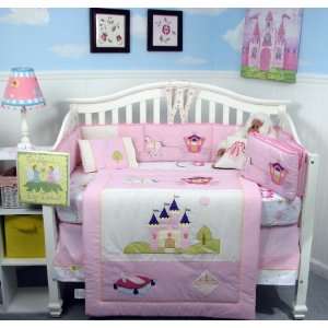 com SoHo Boutique Royal Princess Baby Crib Bedding Set with Gray Baby 