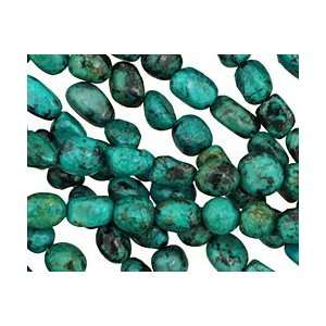  African Turquoise Beads Tumbled Nugget 7 9mm Arts, Crafts 