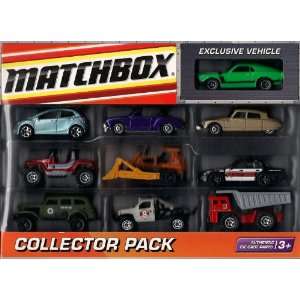  Matchbox Collector 10 Pack Police Construction Truck Toys 