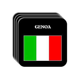 Italy   GENOA Set of 4 Mini Mousepad Coasters