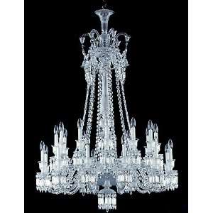  Baccarat Zenith Long Chandelier, 24 Light