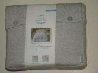 BRAND NEW SIMPLY SHABBY CHIC Gray Twin Smocked or Ruched DUVET COVER 
