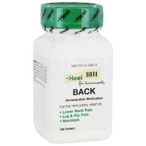  Heel/BHI Homeopathics Back