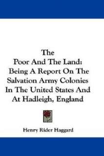   Salvation Army Colonies in the United States and at Hadleigh, England