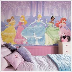   PRINCESSES WALL MURAL Princess Wallpaper Decor 034878058689  