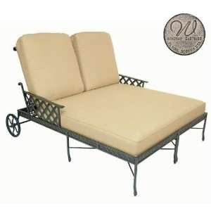 Windham Castings Savannah Tailored Back Deep Seating Double Chaise 
