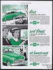 1950 Chevrolet Styleline Deluxe 2 Door Sedan Vintage Ad