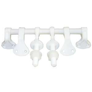  Lasco 14 1021 Toilet Seat Hinge White Plastic with Bolts 