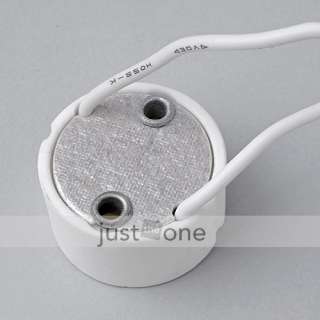 10x gu10 base socket lamp holder ceramic wire connector article nr 
