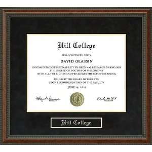  Hill College Diploma Frame