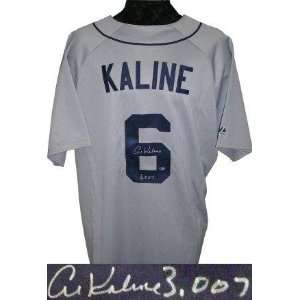  Al Kaline Autographed Jersey   Gray Majestic 3007 Hologram 
