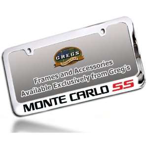  Monte Carlo SS License Plate Frame Automotive