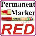 Permanent Marker RED Color Waterproof water pen Artline  