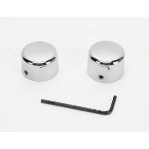  Drag Specialties Front Chrome Axle Caps DS222881 Sports 