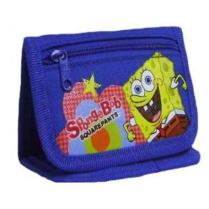    Spongebob Squarepants Tri fold Blue Wallet
