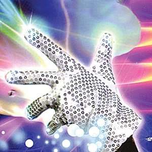  Rave Pop Glitter Flashing LED Color Light Up Glove 