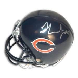 Thomas Jones Signed Chicago Bears Mini Helmet