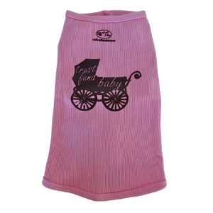   and Meow Dog Tank Top, Trust Fund Baby, Pink, Medium