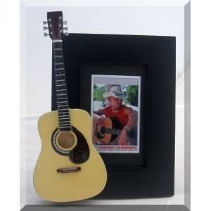 KENNY CHESNEY Miniature Guitar Photo Frame Country