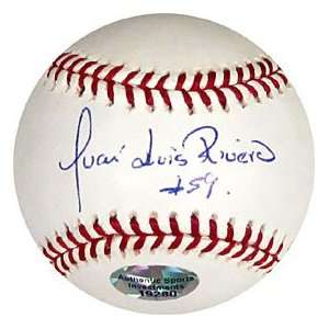 Juan Luis Rivera Autographed / Signed Baseball Sports 
