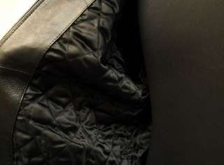 NWT John Ashford Mens James Dean Leather Jacket, BK  