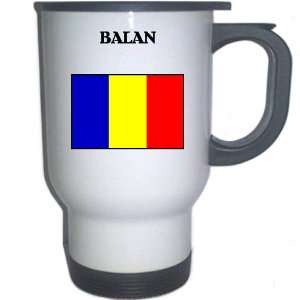  Romania   BALAN White Stainless Steel Mug Everything 