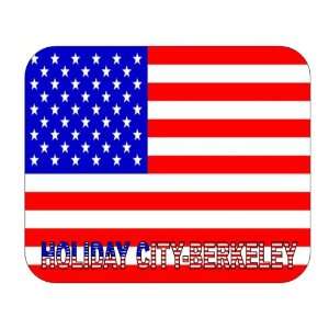  US Flag   Holiday City Berkeley, New Jersey (NJ) Mouse Pad 